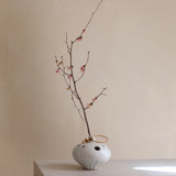 The White Lotus Ceramic Frog Vase