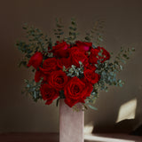 The Red Theory Bouquet with Roses