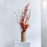 The Cardinal Bouquet with Earth Vase